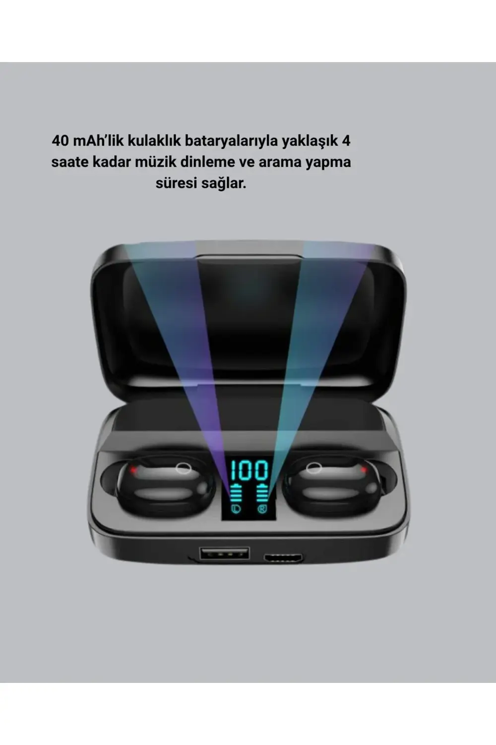 BFS A10s Kablosuz Kulaklık Çipli Uzun Pil Ömürlü Dokunmatik