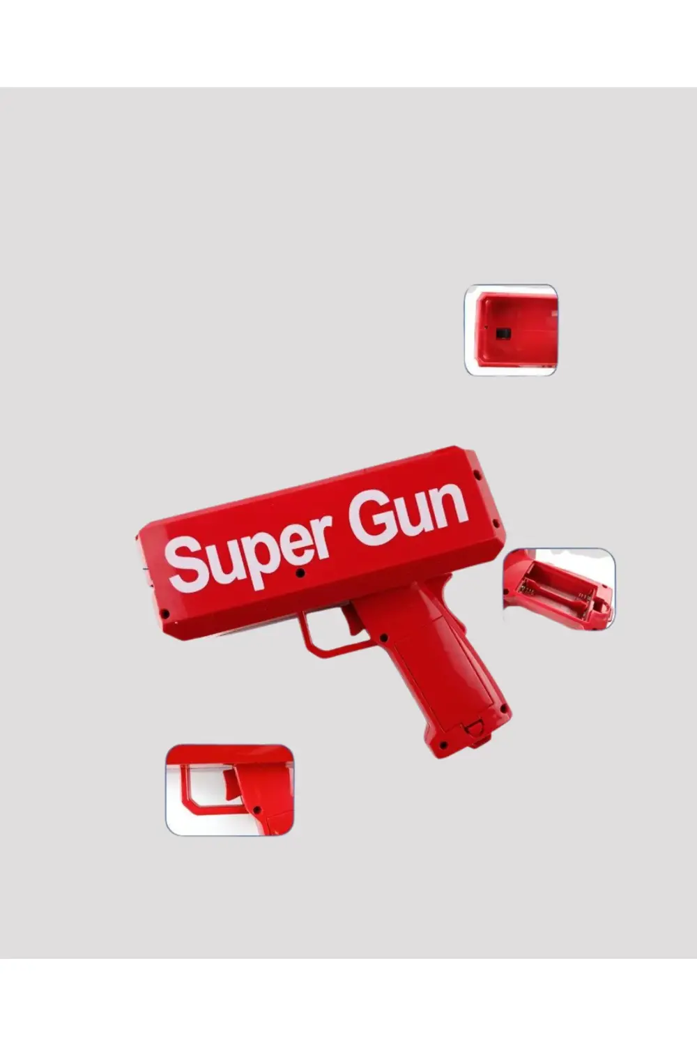 BFS AA Pil ile Çalışan, Kolay Kullanımlı Kâğıt Fırlatıcı Oyuncak