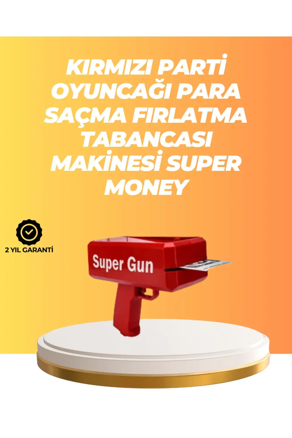 BFS AA Pil ile Çalışan, Kolay Kullanımlı Kâğıt Fırlatıcı Oyuncak