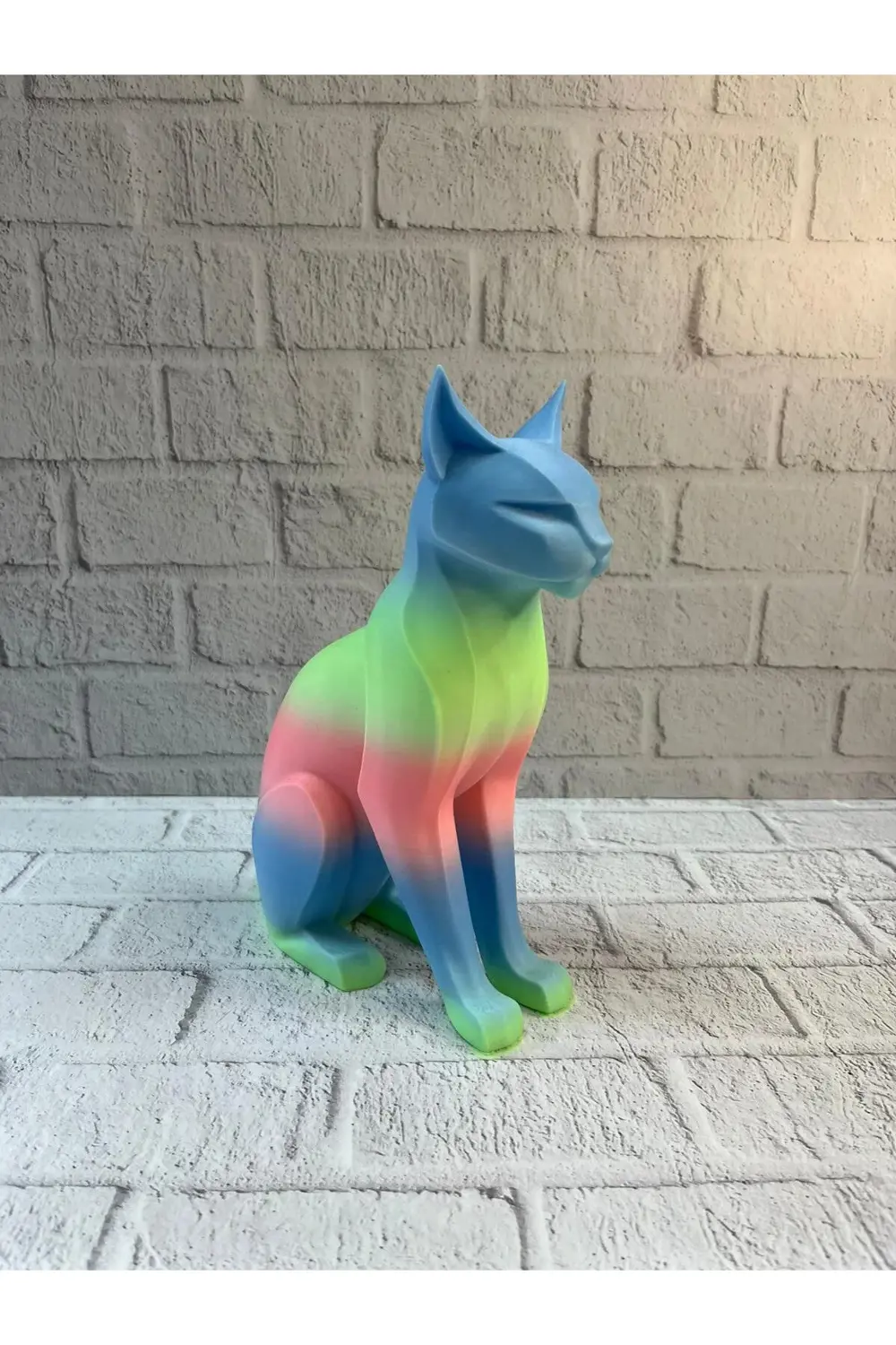BFS Açık Rainbow Kedi Biblo Modern Salon ve Raf Dekoru