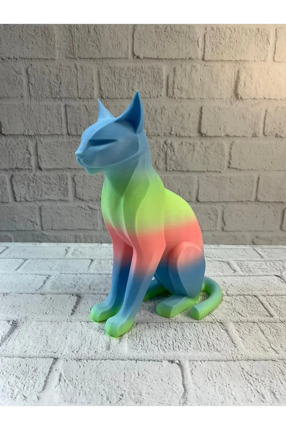 BFS Açık Rainbow Kedi Biblo Modern Salon ve Raf Dekoru
