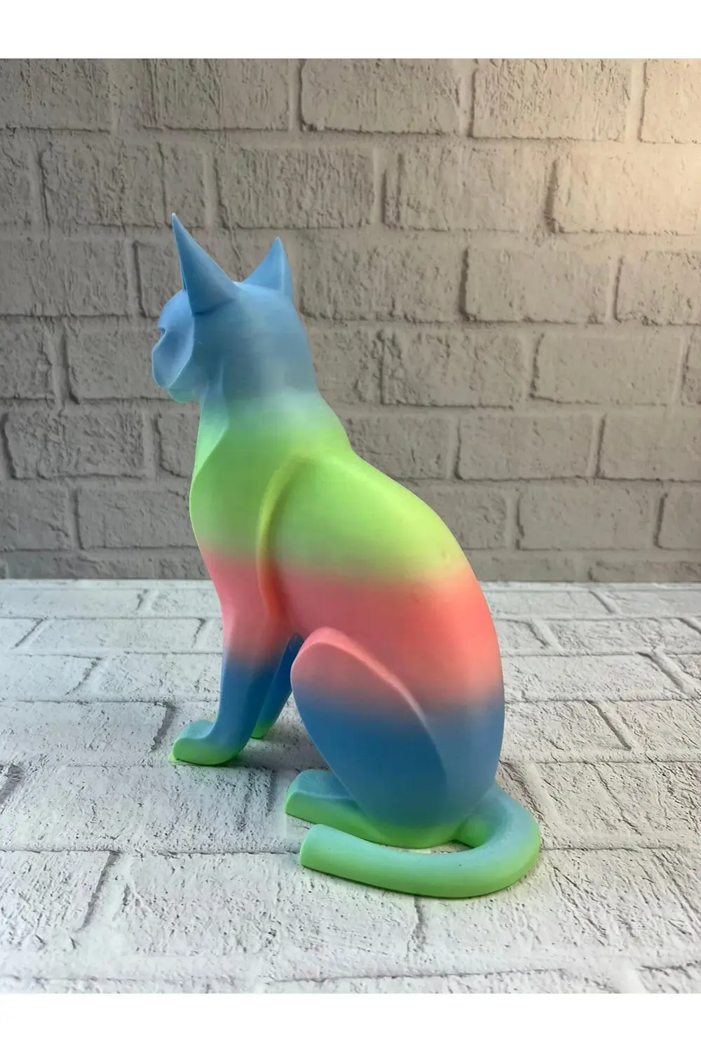 BFS Açık Rainbow Kedi Biblo Modern Salon ve Raf Dekoru