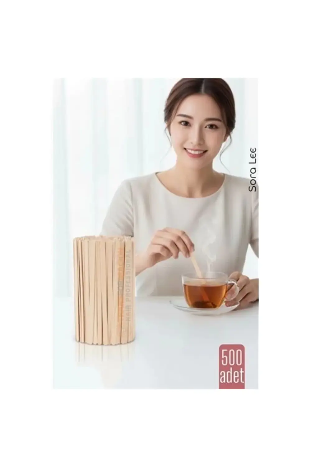 BFS Ahşap Karıştırıcı Kaşık – 500’lü Paket | Çay, Kahve ve Servis