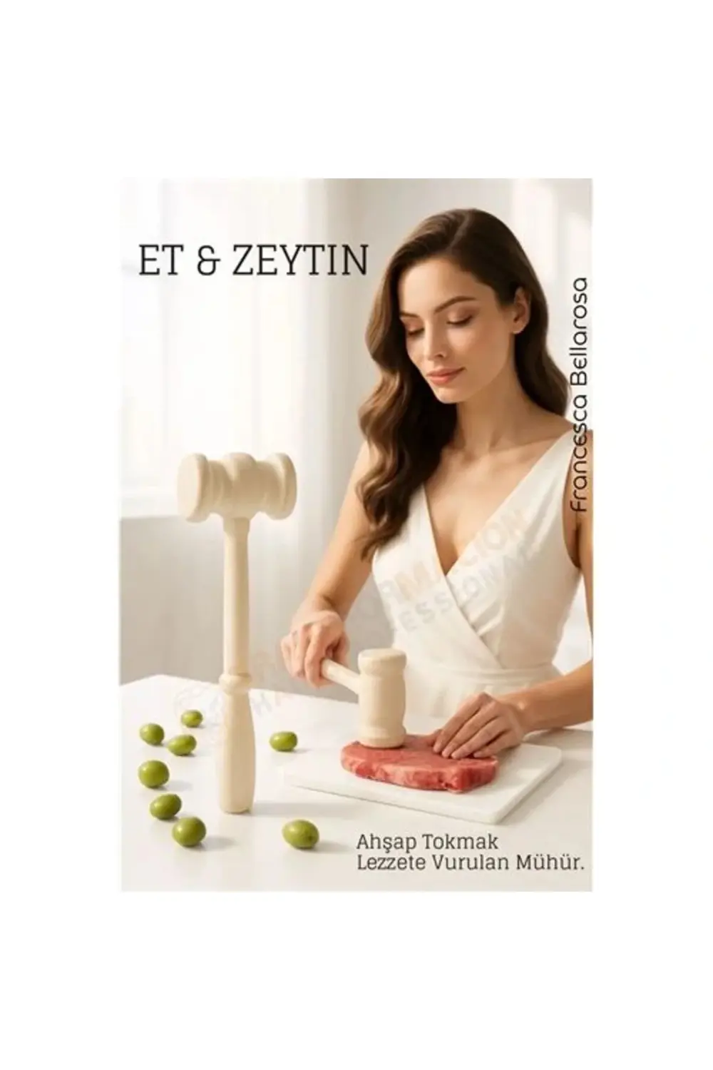BFS Ahşap Zeytin Kırıcı ve Et Dövücü – Doğal, Sağlam, Pratik Mutf