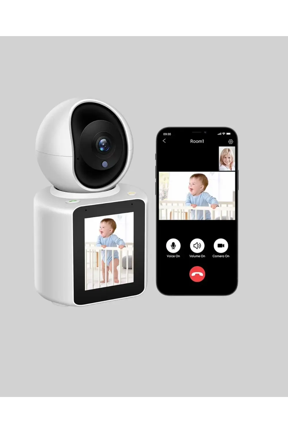 BFS Akıllı Ev Güvenlik Kamerası 2K Ultra HD Hareket Algılama ve Ç