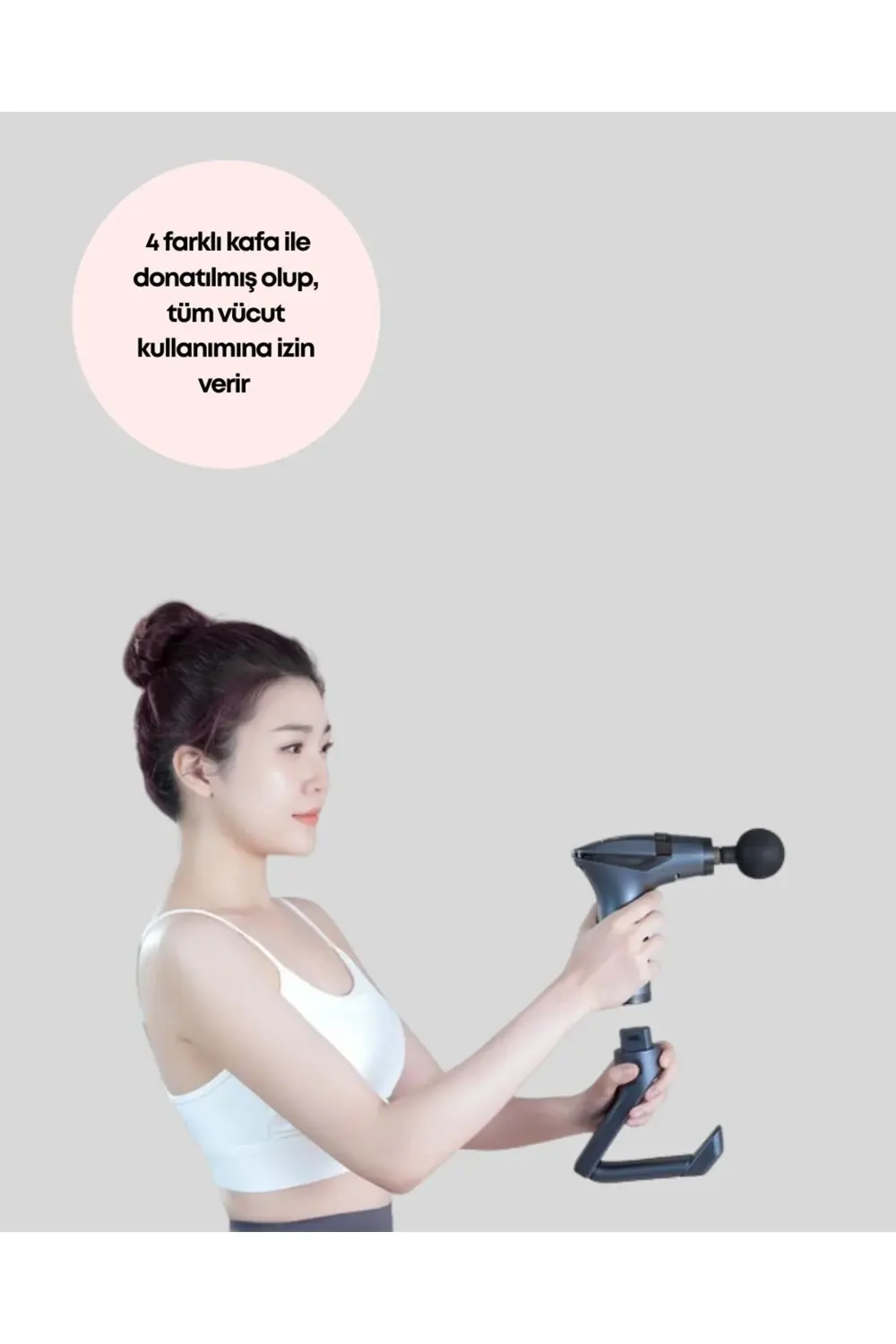 BFS AKTÜEL 3in1 Taşınabilir Şarjlı Titreşimli Masaj Cihazı Çok Fo