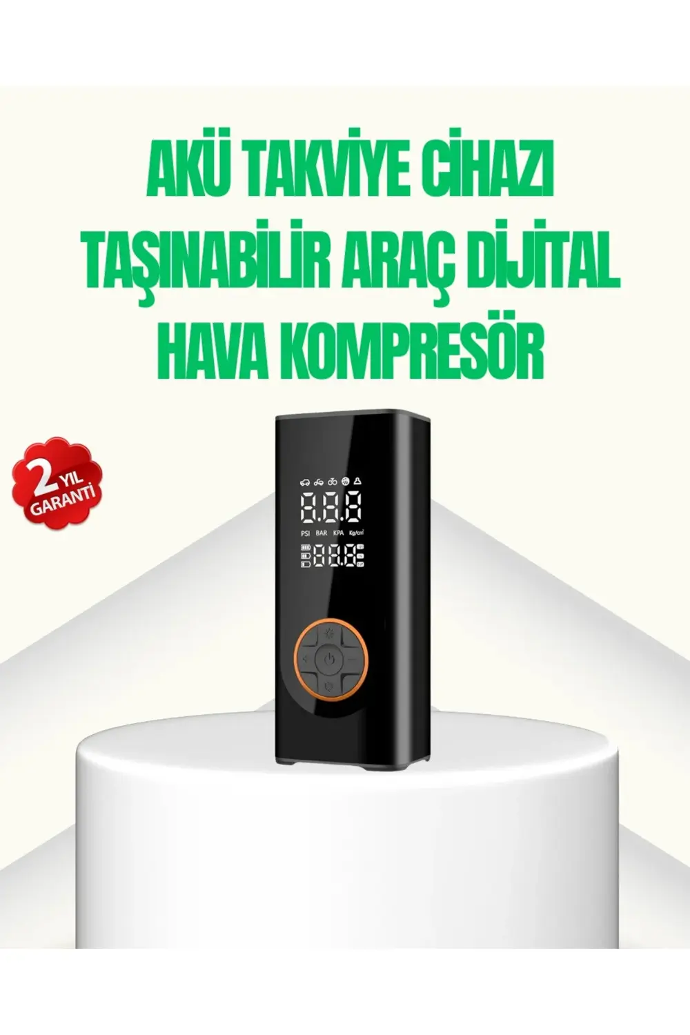 BFS Akü Takviye Cihazı Jump Starter ve Dijital Hava Kompresörü