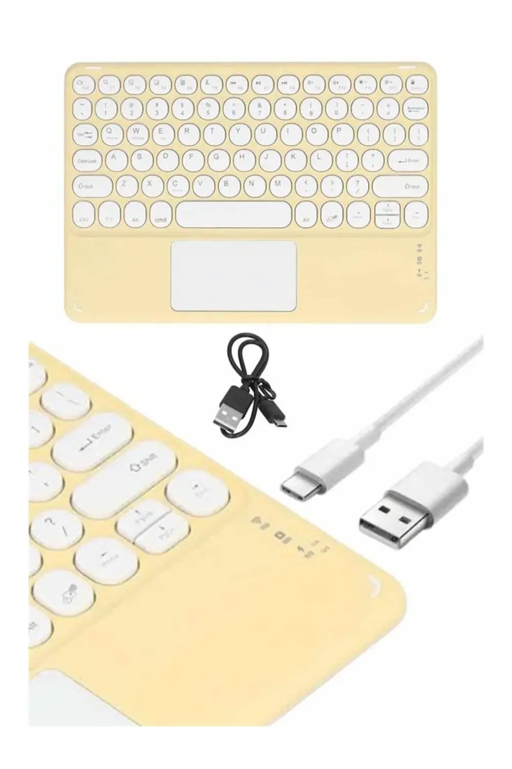 BFS Android ve İOS Uyumlu Bluetooth Klavye Touchpad Slim Kablosuz