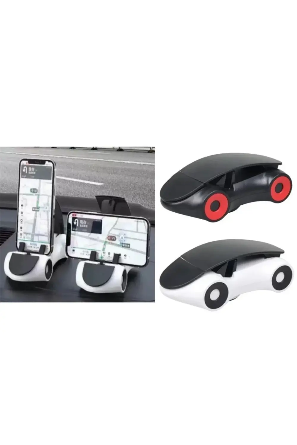 BFS Araba Tasarımlı Araç İçi Telefon Tutucu Kaymaz, 360 Dönerek A