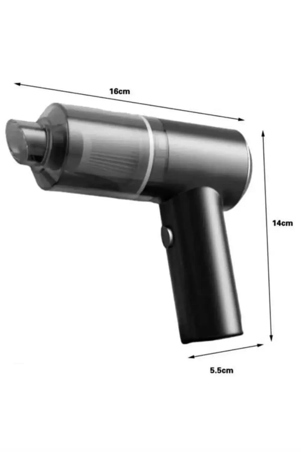 BFS Araç İçi Süpürge Kablosuz Şarjlı Elektrikli Süpürge Elde Taşı