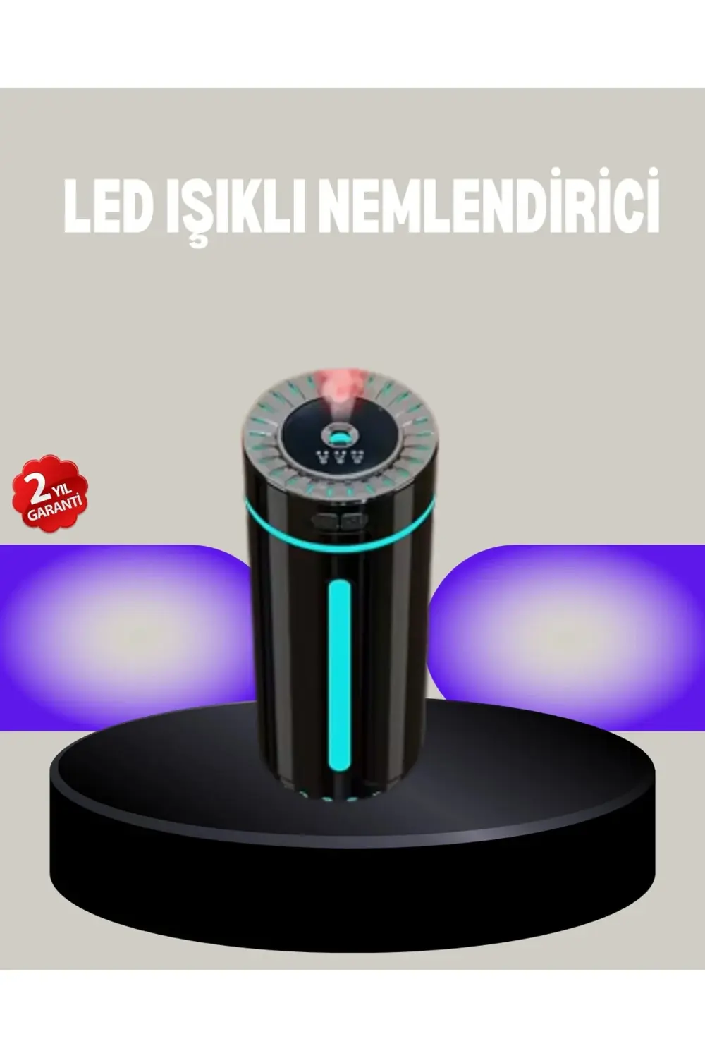 BFS Aromaterapi Özellikli Ultrasonik Hava Nemlendirici LED Atmosf
