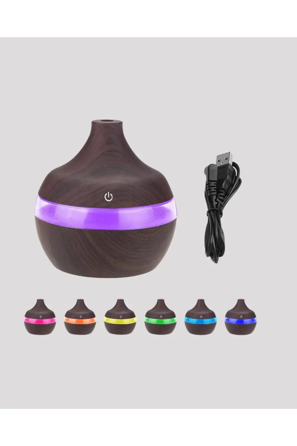 BFS Aromaterapi Uyumlu 300 ml LED Işıklı Oda Kokusu Difüzörü