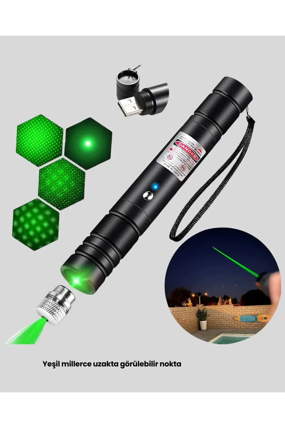 BFS Avcılık ve Doğa Sporları İçin Güçlü Yeşil Lazer Pointer