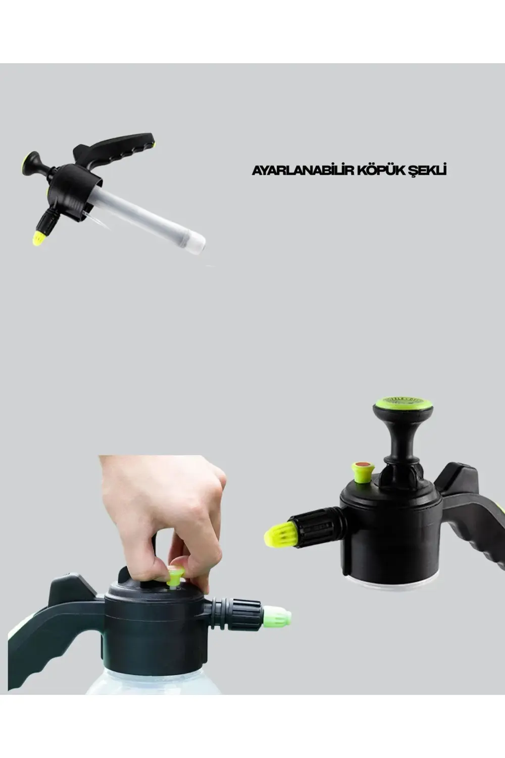 BFS Ayarlanabilir Nozullu Basınçlı Köpük Pompası Araba Yıkama 2L