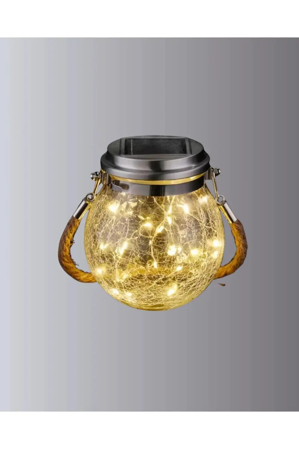 BFS Bahçe ve Teras İçin Solar Cam Sarkıt LED Aydınlatma