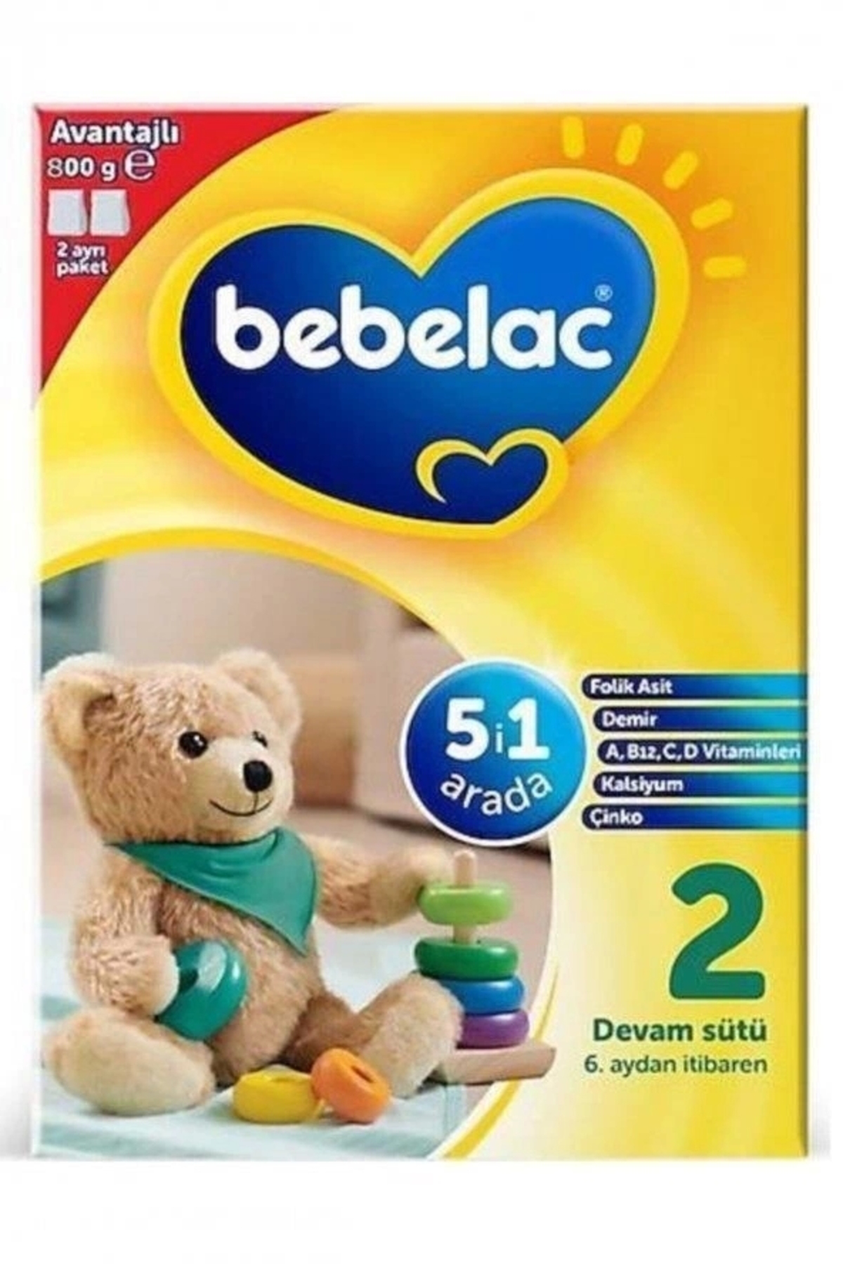 Nessiworld Bfs Bebelac Bebek Devam Sütü No2 800 Gr