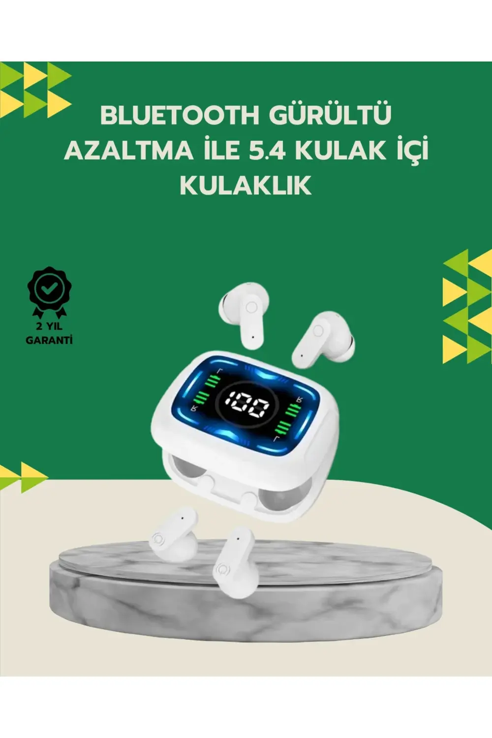 BFS Bluetooth 5.4 Kablosuz Kulaklık Gürültü Engellemeli Uzun Pil