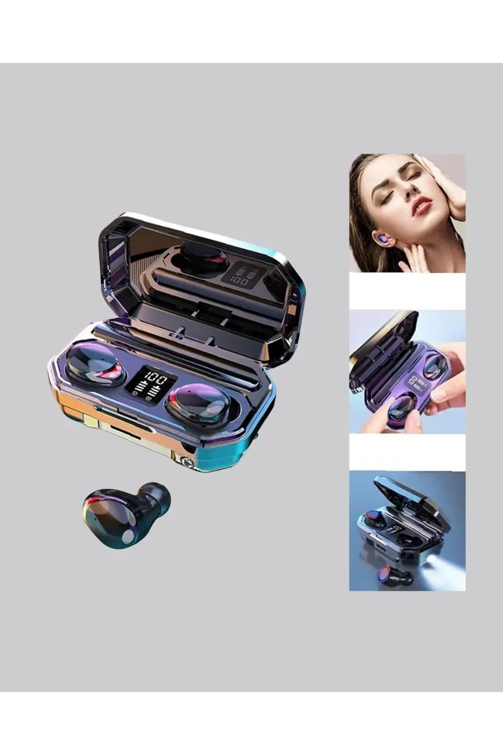 BFS Bluetooth Kablosuz Kulaklık 4 Saat Kullanım Şarj Kutulu Düşük