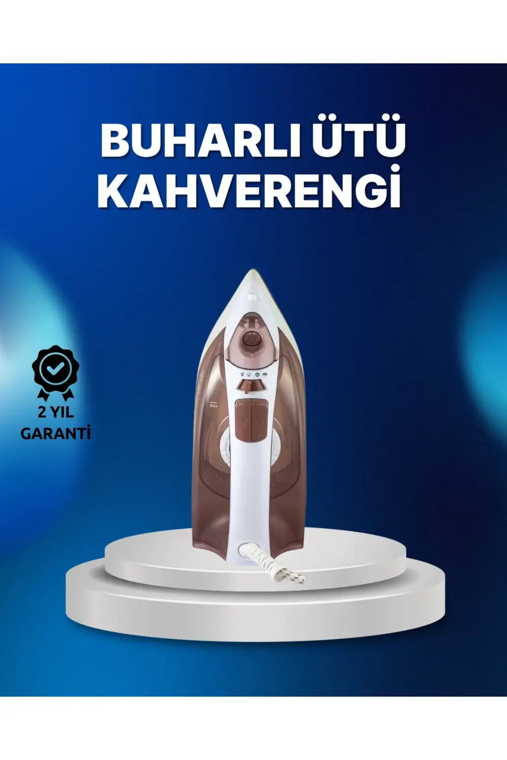 BFS Buharlı Ütü 2200W Kireç Önleyici Self Clean Damlatmaz Kahvere