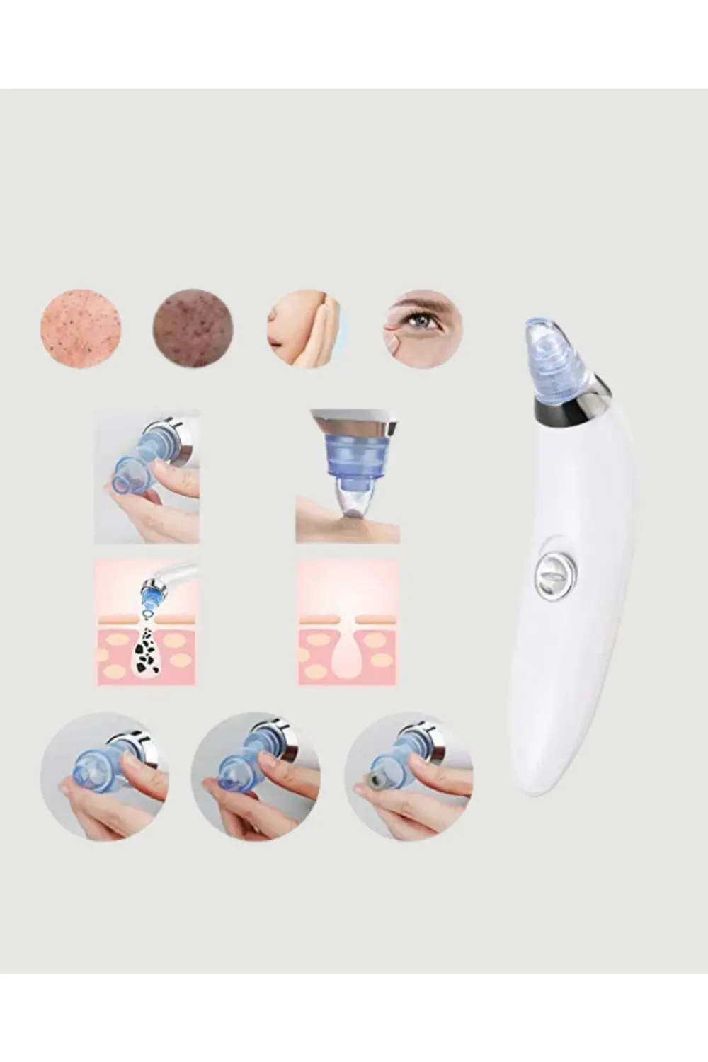 BFS Cilt Dostu Vakumlu Siyah Nokta Temizleyici – Siyah Nokta, Yağ