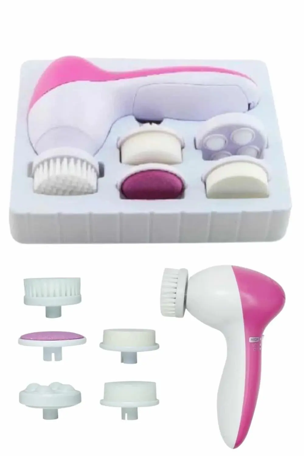 BFS Cilt Temizleme ve Masaj Aleti 5 Başlıklı Akne ve Önleyici