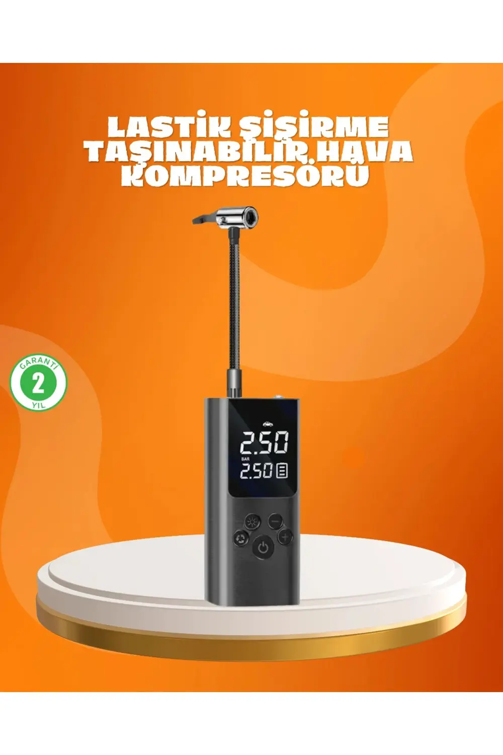 BFS Çoklu Valf Adaptörlü Dijital Hava Pompası