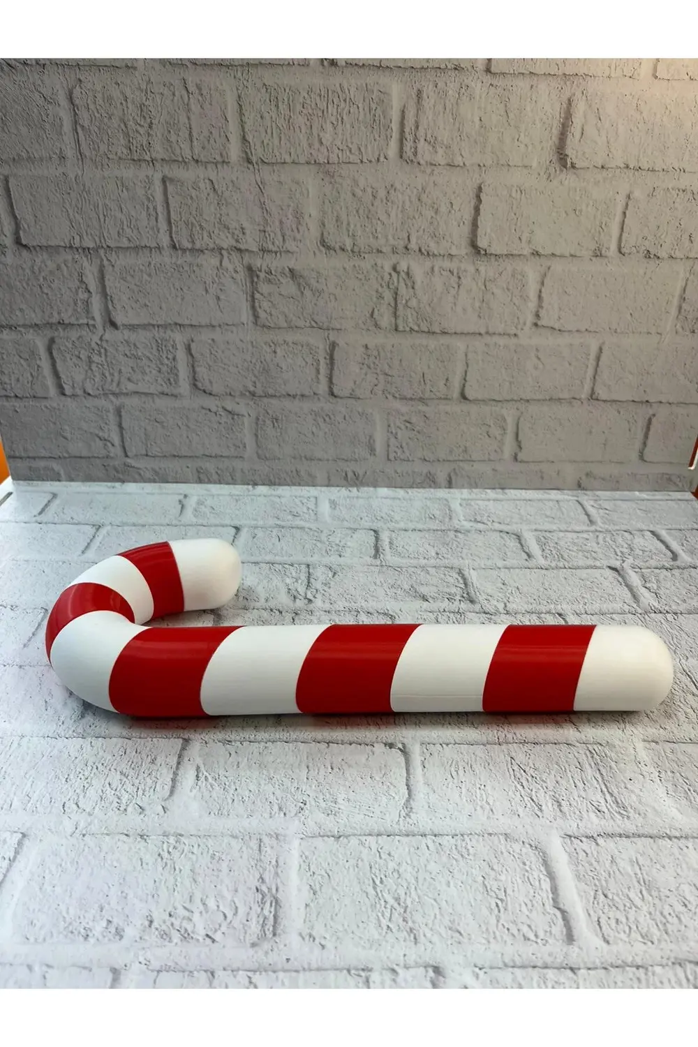 BFS Dekoratif Yılbaşı Şekeri Yerde Biblo Salon Dekoru 13x34 cm