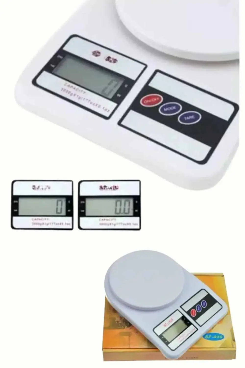 BFS Dijital Hassas 10 Kg Mutfak terazisi tartısı LCD Ekran Mutfak