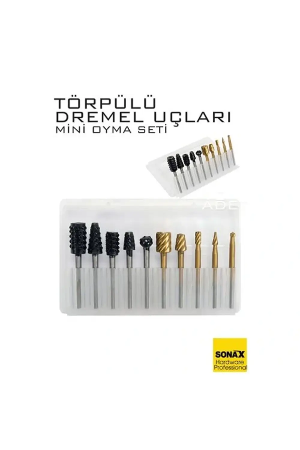 BFS Dremel Uyumlu Törpülü Mini Oyma Gravür Uç Seti – 10'lu Tungst