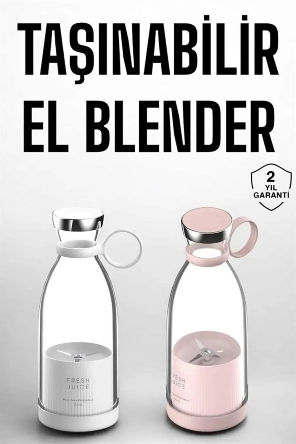 BFS El Blender Taşınabilir Meyve Blender Şarj Edilebilir Taşınabi