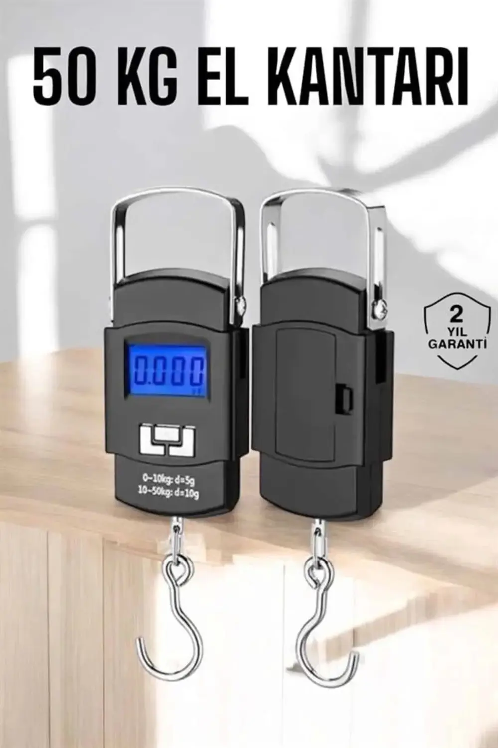 BFS El Terazisi Dijital Göstergeli Pilli 50 Kg Ağırlık Ölçer