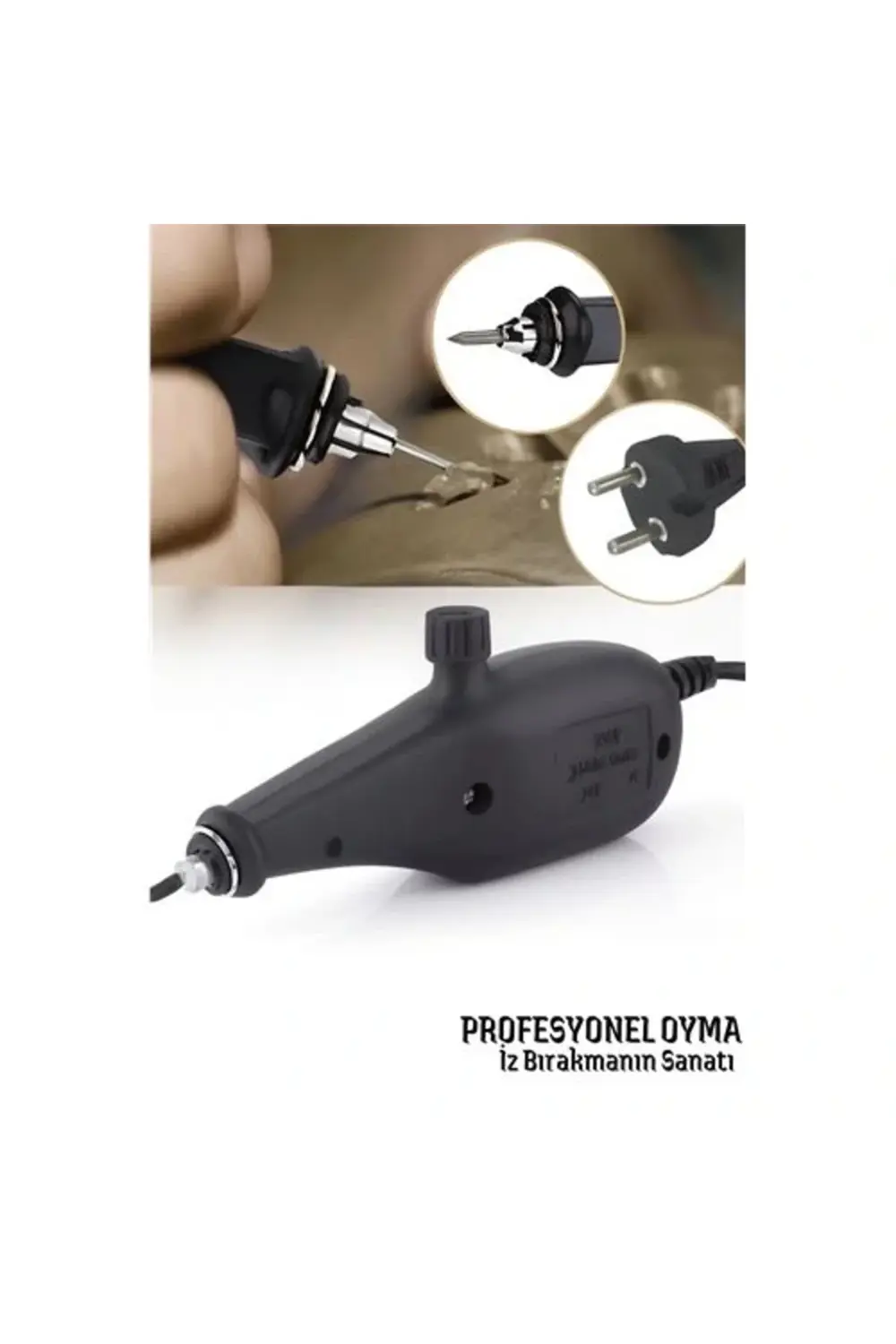 BFS Elektrikli Gravür Kalemi – Metal, Cam, Ahşap İçin Profesyonel