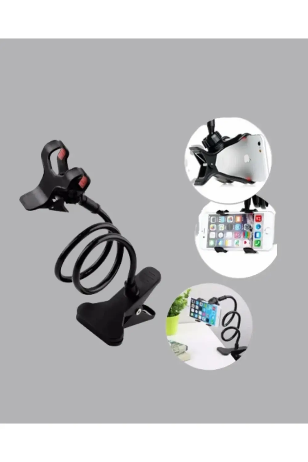 BFS Eller Serbest Kullanım Sağlayan Masaüstü Telefon Tutucu