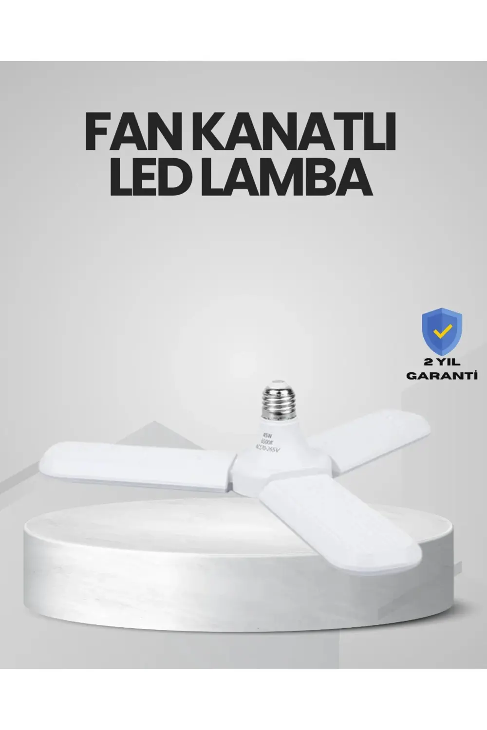 BFS Enerji Tasarruflu LED Ampül 60 Watt 4 Kollu Beyaz Işık