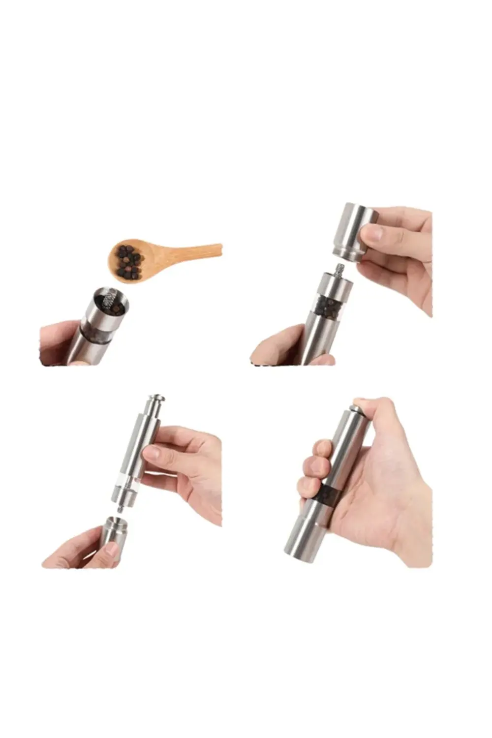 BFS Ergonomik Tasarımlı, Nem Geçirmez Kapaklı Baharat Öğütücü