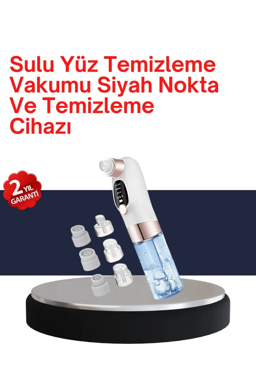 BFS Evde Kolay Kullanım İçin Şarjlı Siyah Nokta Temizleme Aleti