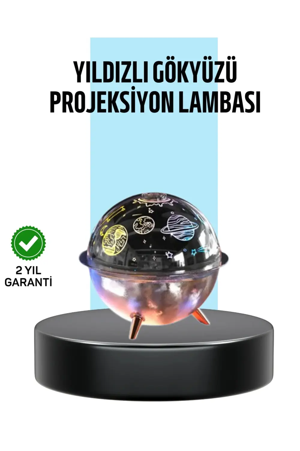 BFS Galaksi ve Yıldız Efektli Nemlendirici Işık Projektörü