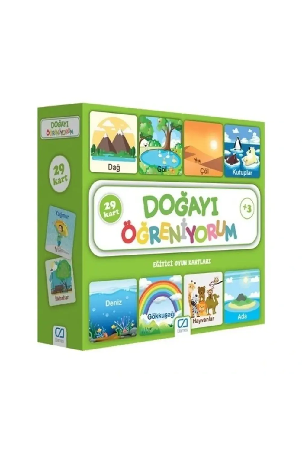 BFS Games Doğayı Öğreniyorum Eğitici Oyun Kartları 29 Kart 5053