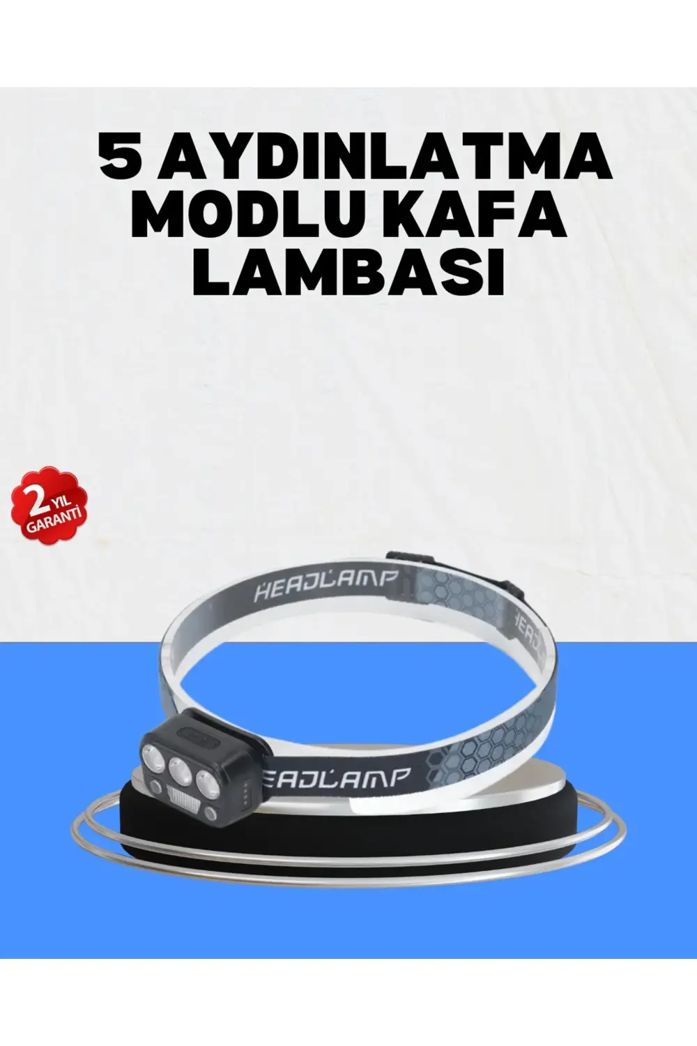 BFS Gece Koşusu İçin LED Kafa Lambası El Sensörlü