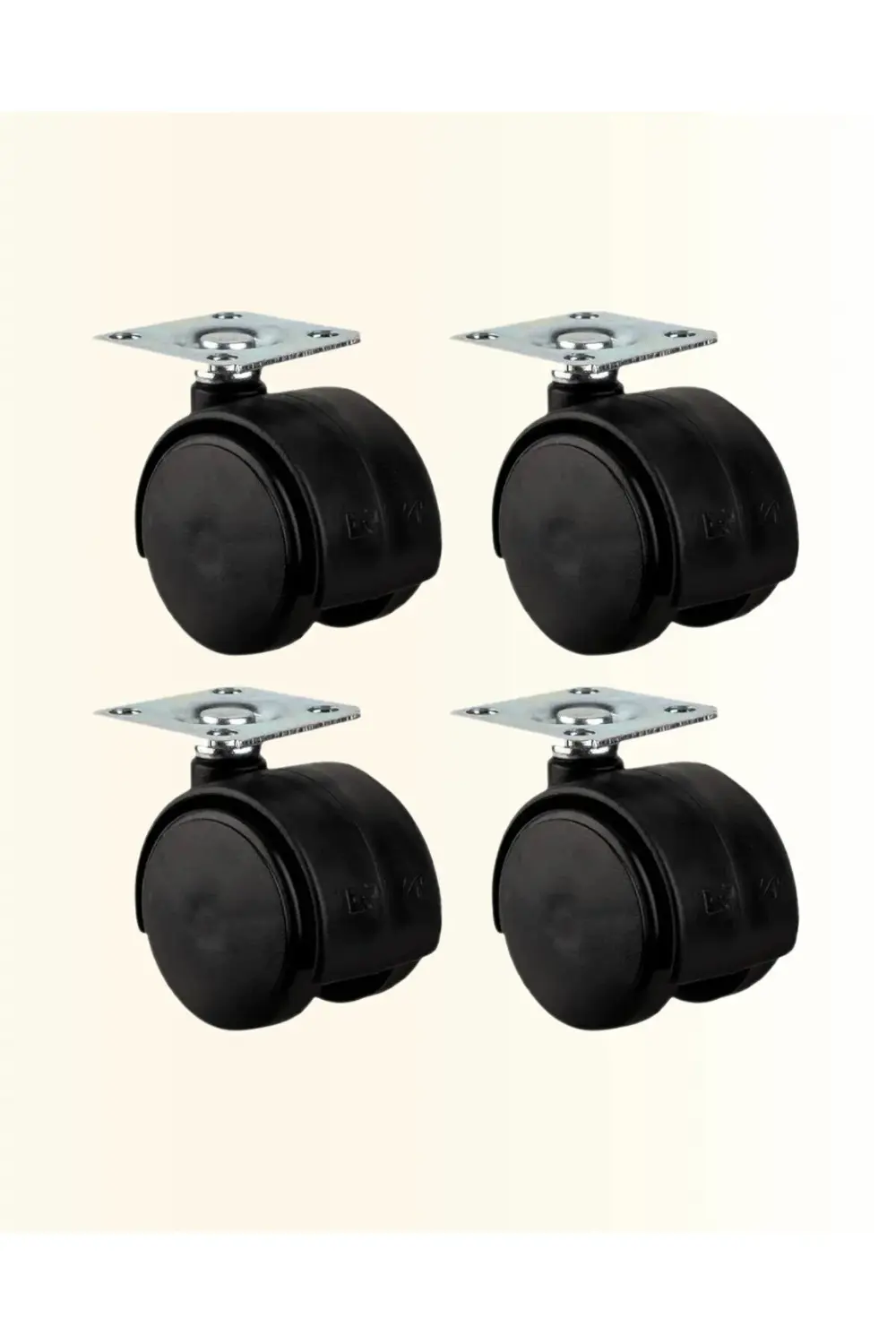 BFS Halı ve Beton Uyumlu Kilitsiz Mobilya Tekerleği 4’lü