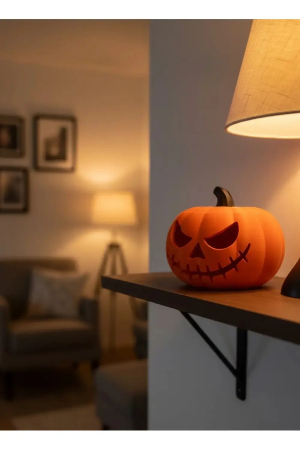 BFS Halloween Balkabağı Dekor 23×15 cm Cadılar Bayramı Biblo Süs