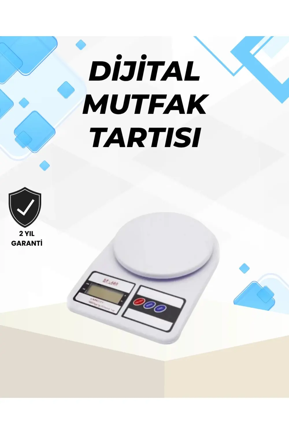 BFS Hassas Tartım İçin Dijital Mutfak Terazisi – 10kg / 1g