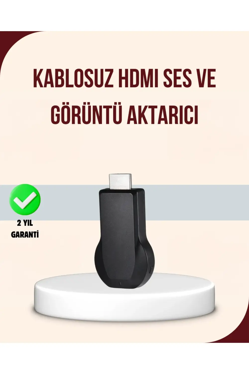 BFS HDMI Kablosuz Ekran Alıcısı – iOS, Android,PC Uyumluluğu