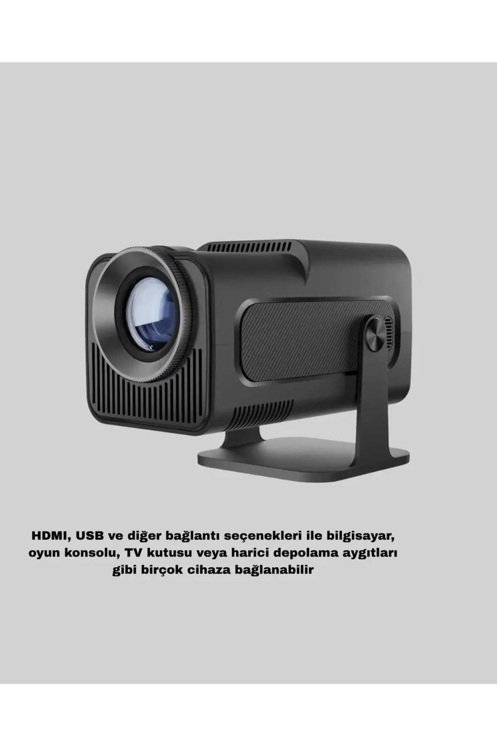 BFS HDMI USB Girişli Akıllı Projeksiyon Cihazı Taşınabilir Düşük