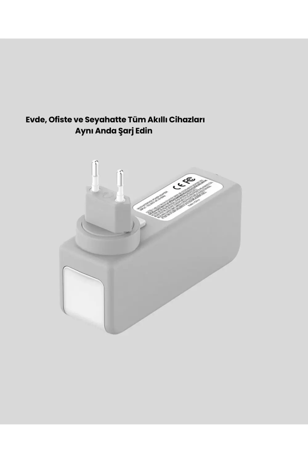 BFS Hızlı Şarj Destekli Zaman Ayarlı USB Şarj Adaptörü
