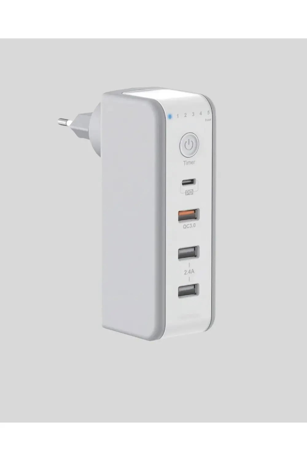 BFS Hızlı Şarj Destekli Zaman Ayarlı USB Şarj Adaptörü