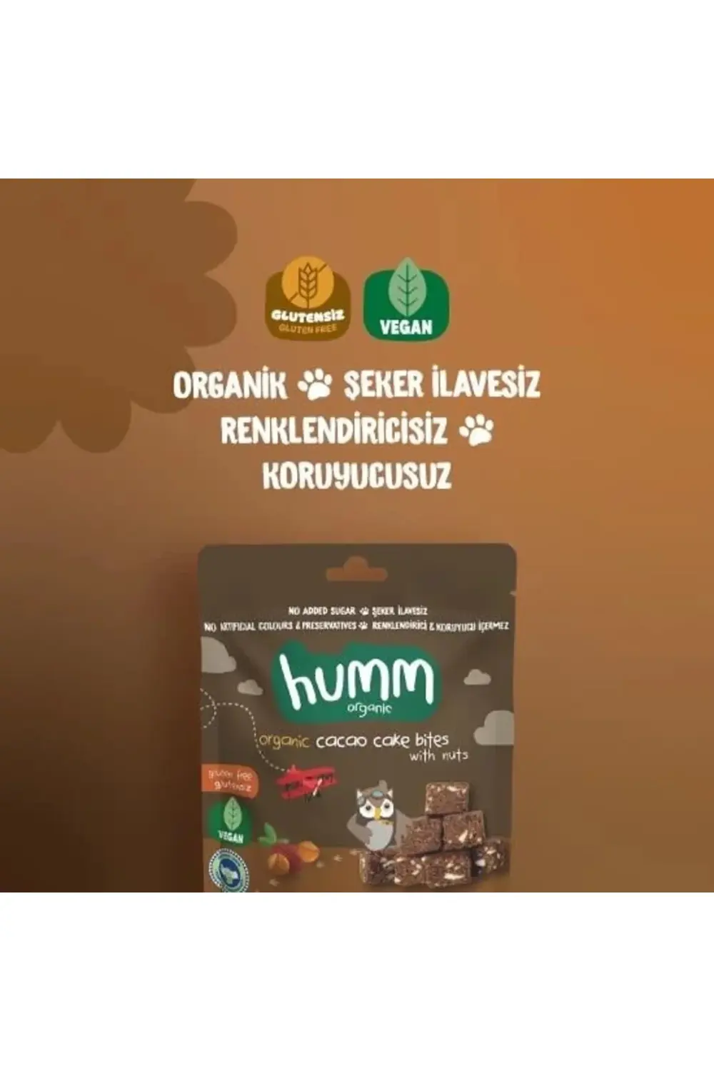 Bfs Humm Organik Fındıklı Kakaolu Vegan Kek 30 Gr