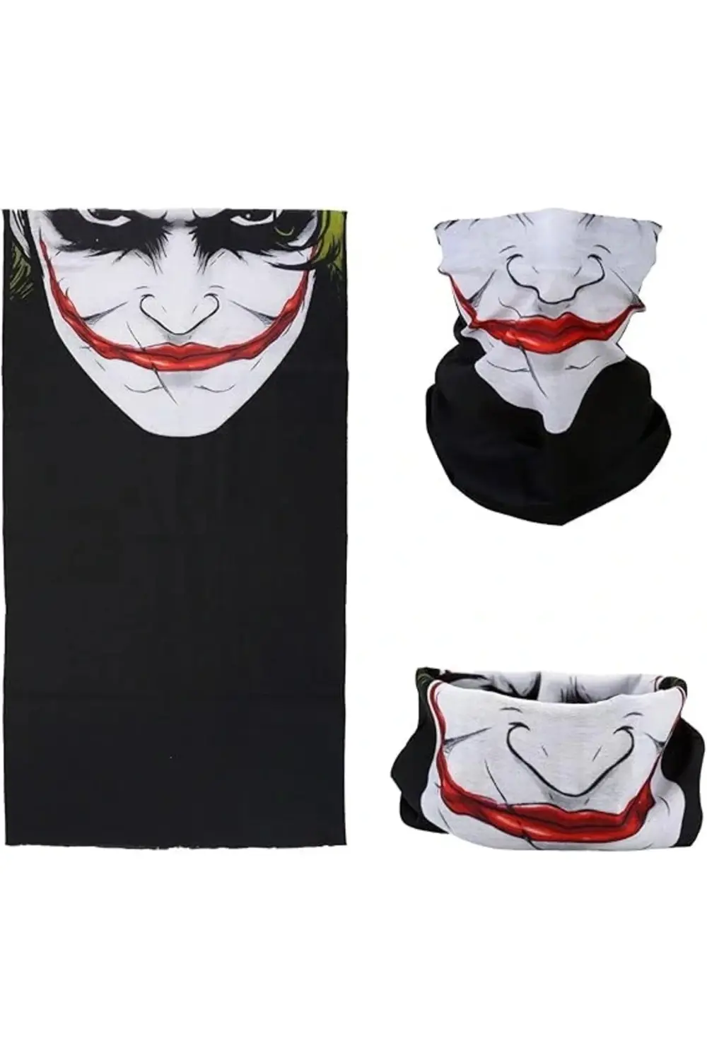 BFS Joker Desenli Çok Amaçlı Buff – Yüz, Boyun Ve Bandana Maskesi BFS Joker Desenli Çok Amaçlı Buff – Yüz, Boyun Ve Bandana Maskesi