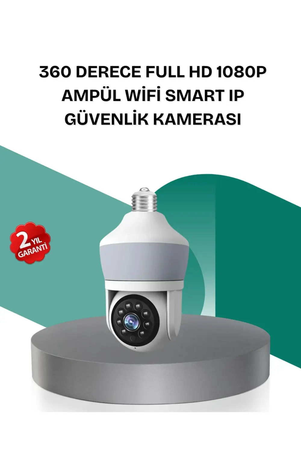 BFS Kablosuz 360° Döner Başlıklı Full HD Güvenlik Kamerası