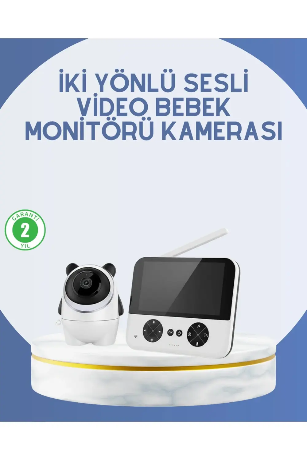 BFS Kablosuz Bebek Monitörü 720P Görüntü ve Geniş Ekran